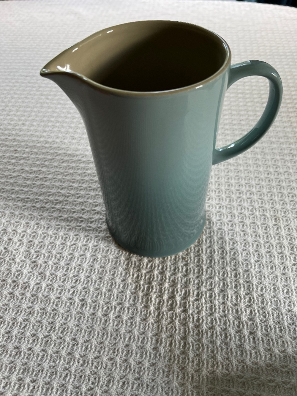 Le Creuset French Press in Sea Salt (with cracked lid)